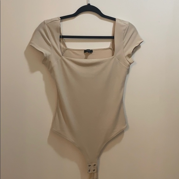 Off white skin tight body suit - Picture 1 of 1